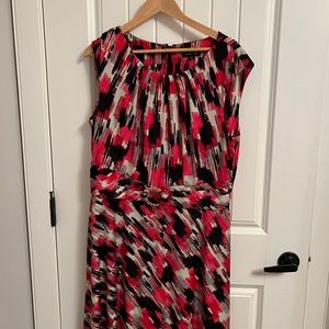 Summer colour dress by Tahari Arthur S Levine size 16